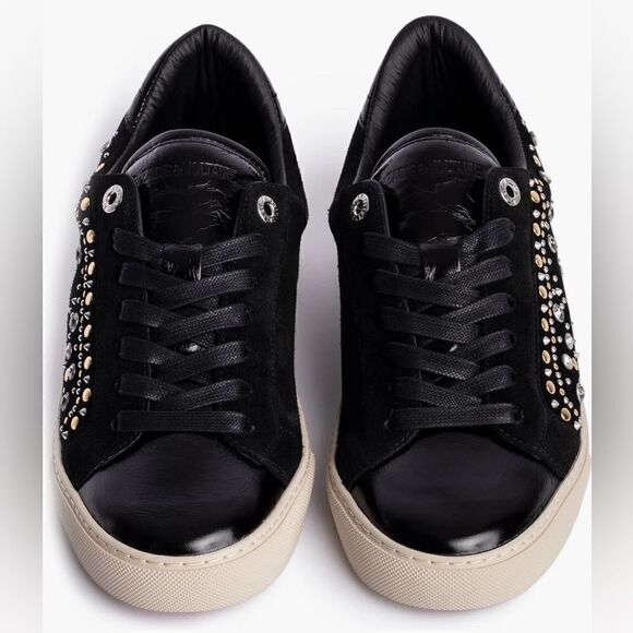 Zadig & Voltaire Zv1747 Bijou Women's  Sneakers Shoes Size 41/9.5-10 New - Picture 2 of 15